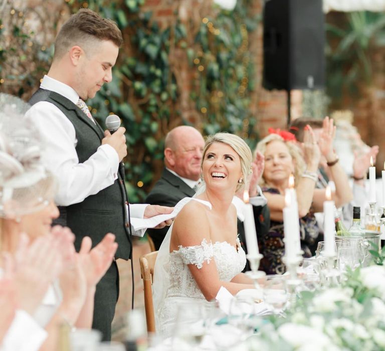 Grooms Speech at Wedding Reception