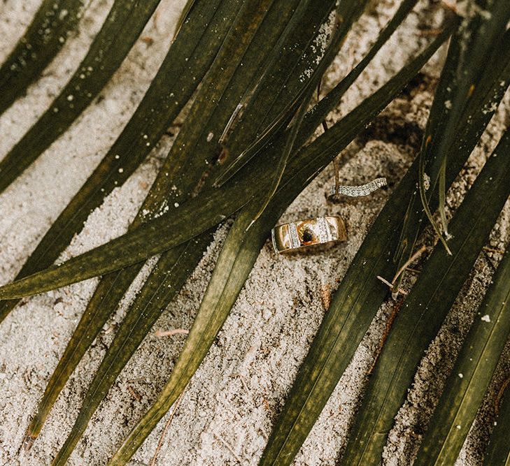 Wedding Bands | Tropical Destination on the Beach at Nice Sea Resort, Koh Phangan Thailand Planned by Phangan Weddings | Carla Blain Photography