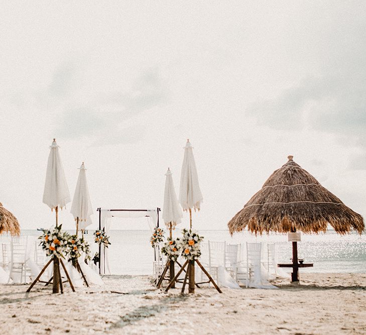 Aisle &amp; Altar | Tropical Destination on the Beach at Nice Sea Resort, Koh Phangan Thailand Planned by Phangan Weddings | Carla Blain Photography