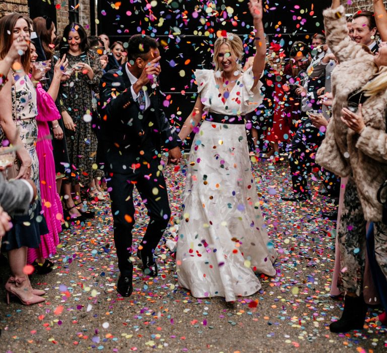 Colourful Confetti Exit