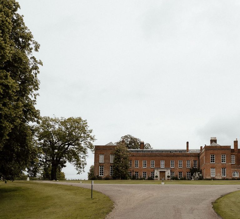 Braxted Park wedding venue in Essex for fusion wedding with Indian wedding dress