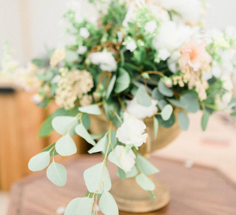 Eucalyptus &amp; Floral Wedding Arrangement