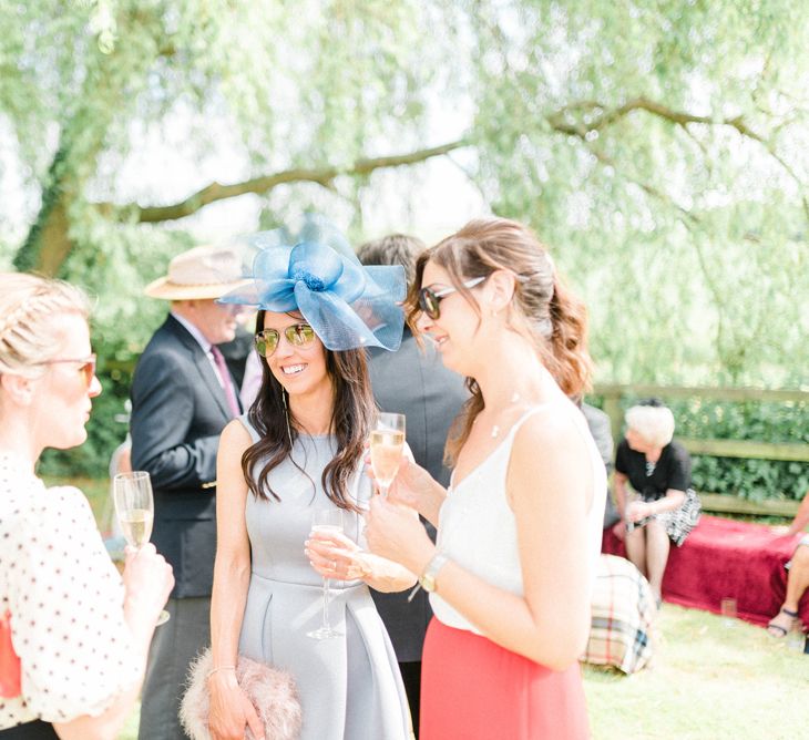 Wedding Guests Enjoying the Drinks Reception