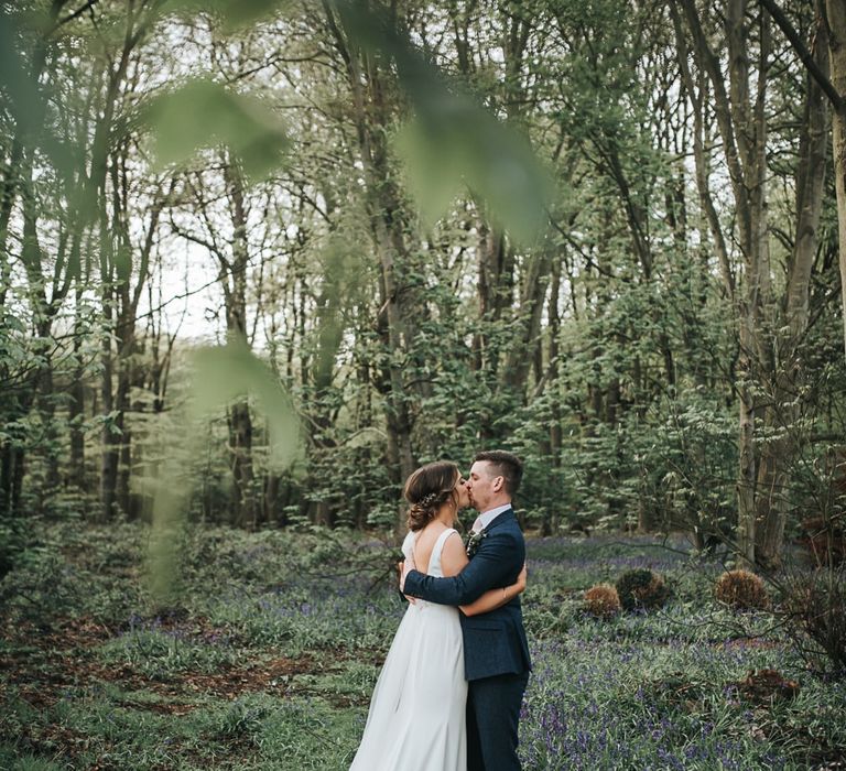 Blush Pink and Copper | RMW The List Members Hazel Gap Barn, Nottinghamshire | Mikaella Bridal Gown | Pear and Bear Photography