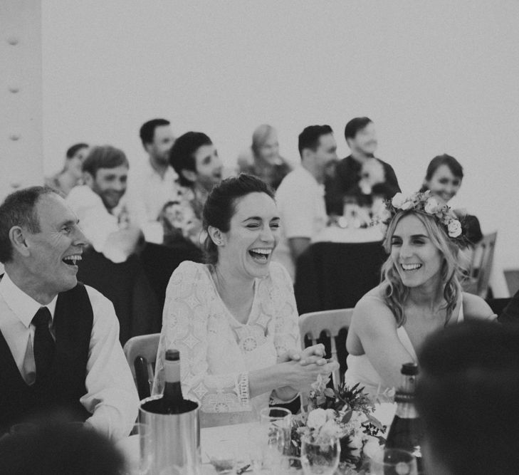 Bride in Laure de Sagazan Gown | Groom in Reiss Suit | Autumn City Wedding at Clissold House,  West Reservoir Centre | A Thing Like That Photography