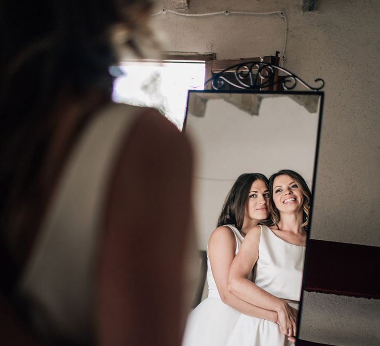 White, Pink &amp; Green Outdoor Spanish Wedding at Binissatí in Mallorca, Spain | Planned by Pasión Eventos | Wedding Dresses by Marta Planella | Marta Kowalska Photography