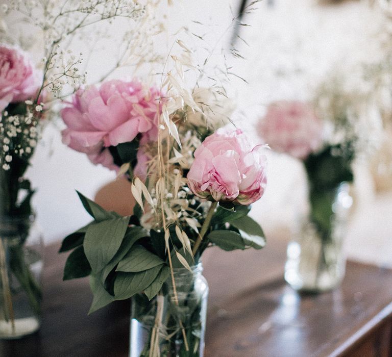 White, Pink &amp; Green Outdoor Spanish Wedding at Binissatí in Mallorca, Spain | Planned by Pasión Eventos | Wedding Dresses by Marta Planella | Marta Kowalska Photography