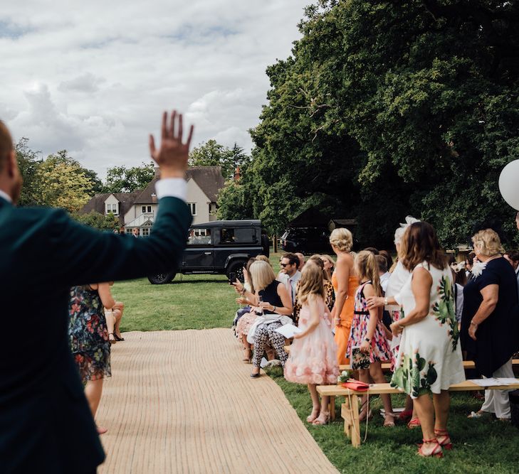 Outdoor Wedding Ceremony &amp; Tipi Reception Planned by Benessamy Events | Red on Blonde Photography