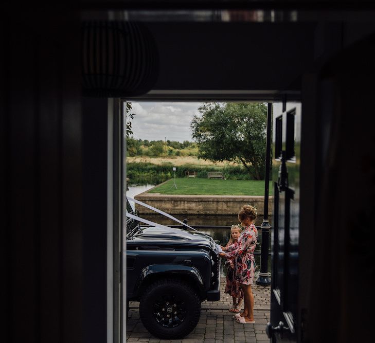 Bridal Party Getting Ready Robes | Outdoor Wedding Ceremony &amp; Tipi Reception Planned by Benessamy Events | Red on Blonde Photography