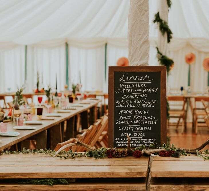 Ravensheugh Log Cabin DIY Wedding With Bride In Vintage Inspired Outfit And Groom In Kilt Virginia's Vintage Hire Photography By Joanna Nicole