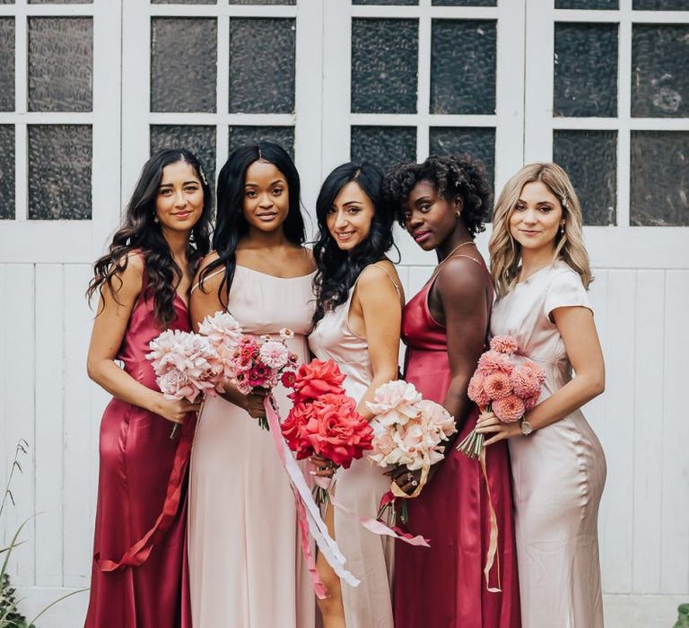 Constellation Âme pink bridesmaid dresses