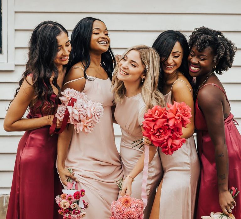 Fun bridesmaid portrait by Rebecca Carpenter Photography