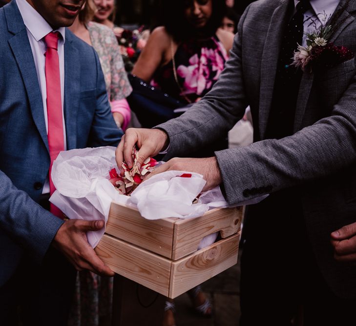 Pink Confetti For Primrose Hill Farm Wedding