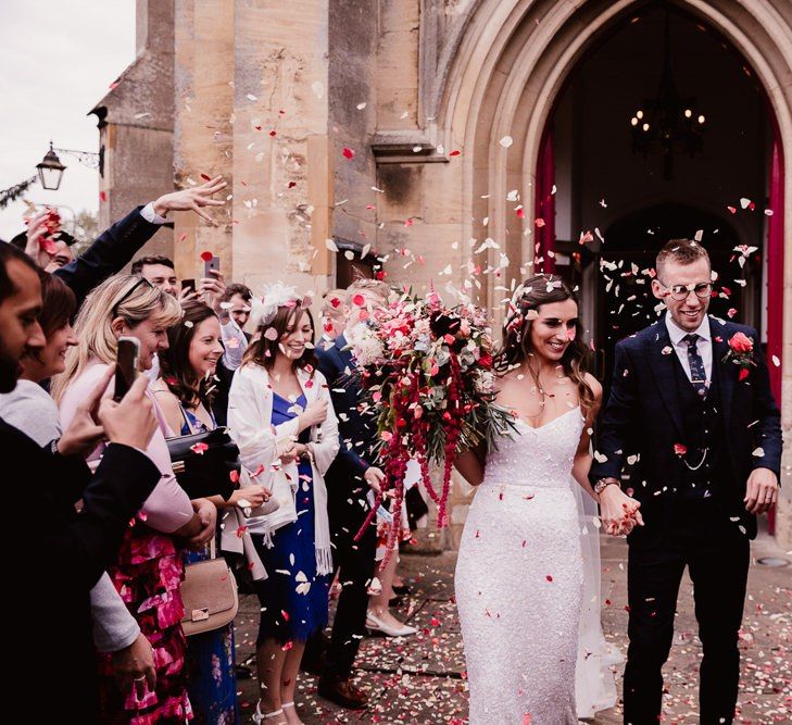 Confetti Exit For Bride and Groom