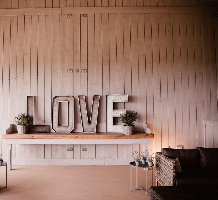 LOVE Wedding Lights Decor