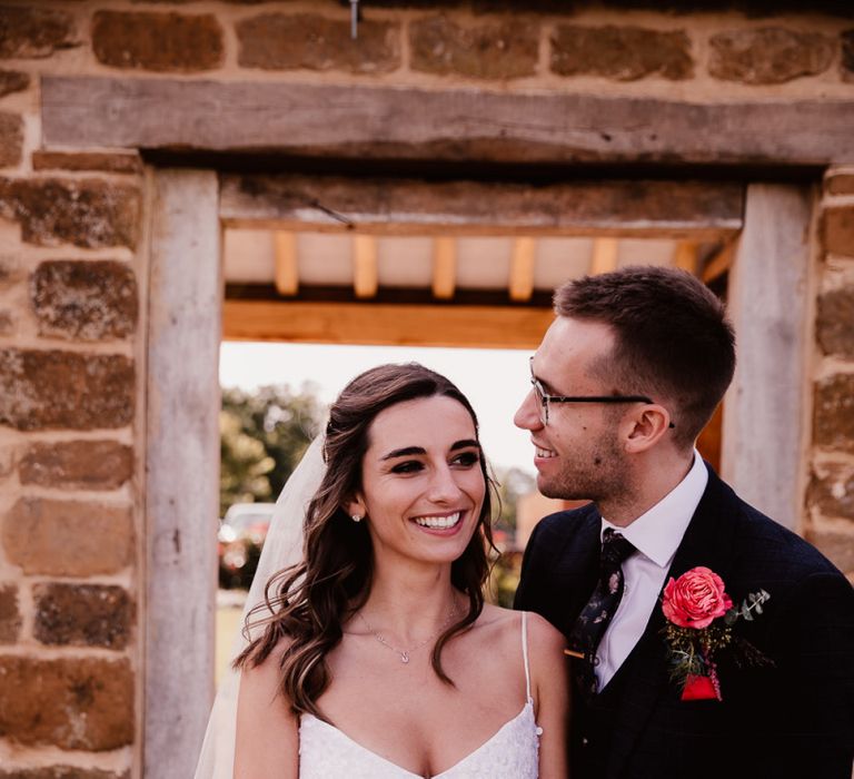 Pink Floral Buttonhole For Stylish Groom