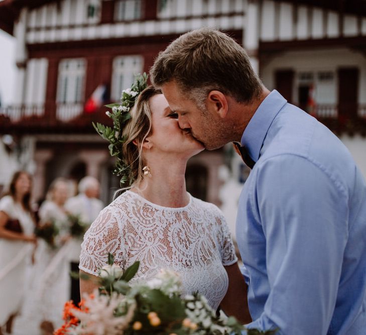 Getting Married In France // Legal Ceremony At Local Mairie // Planning &amp; Styling By French Bague-ette // Image By Marine Marques