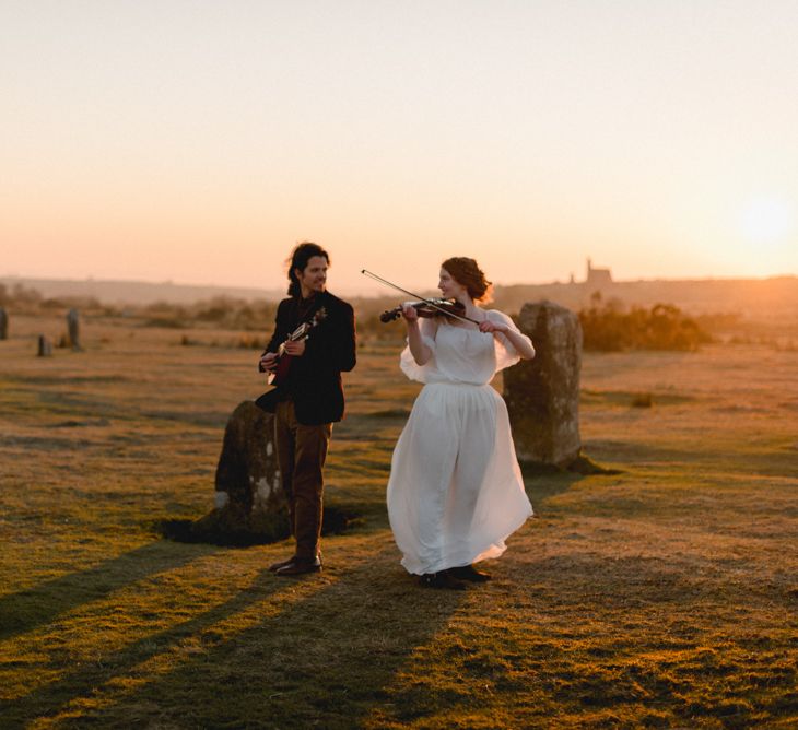 Poldark Inspired Wedding In Cornwall With Celtic Influences Dress By Ailsa Munro And Images From The Salt &amp; Sea Photography Co.