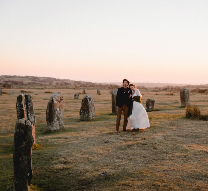 Poldark Inspired Wedding In Cornwall With Celtic Influences Dress By Ailsa Munro And Images From The Salt &amp; Sea Photography Co.