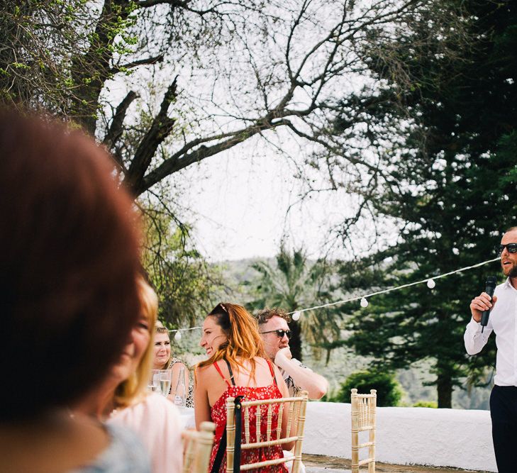 Pool Party Weekend Long Wedding In Spain With Bride In Flower Crown // Images By Travers And Brown // Exclusive Use Venue La Palacete de Cazulas in Andalusia