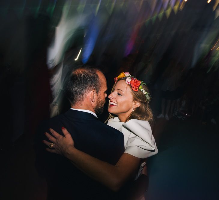 Pool Party Weekend Long Wedding In Spain With Bride In Flower Crown // Images By Travers And Brown // Exclusive Use Venue La Palacete de Cazulas in Andalusia