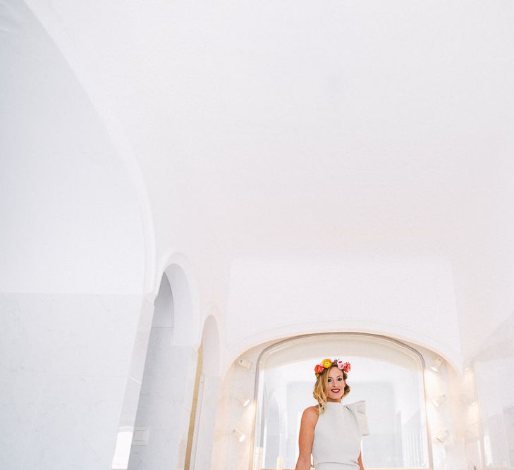 Pool Party Weekend Long Wedding In Spain With Bride In Flower Crown // Images By Travers And Brown // Exclusive Use Venue La Palacete de Cazulas in Andalusia