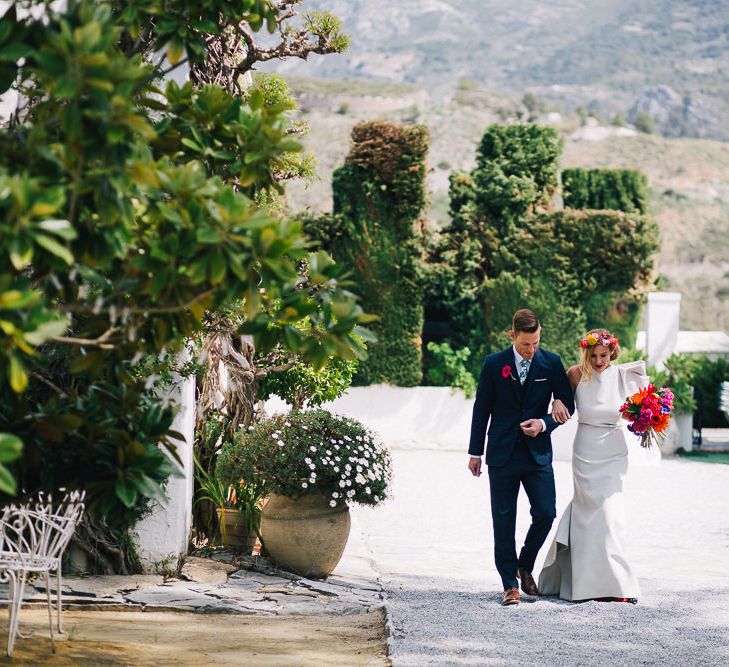 Pool Party Weekend Long Wedding In Spain With Bride In Flower Crown // Images By Travers And Brown // Exclusive Use Venue La Palacete de Cazulas in Andalusia