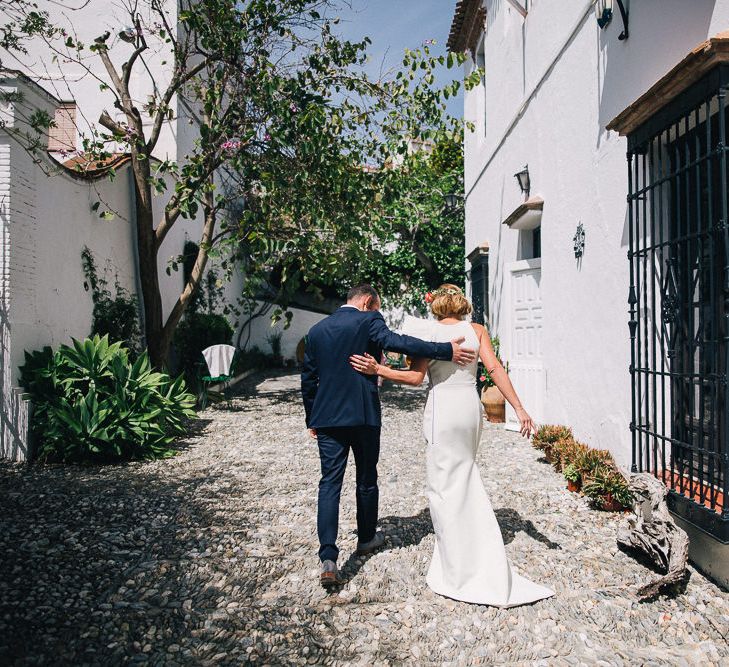 Pool Party Weekend Long Wedding In Spain With Bride In Flower Crown // Images By Travers And Brown // Exclusive Use Venue La Palacete de Cazulas in Andalusia