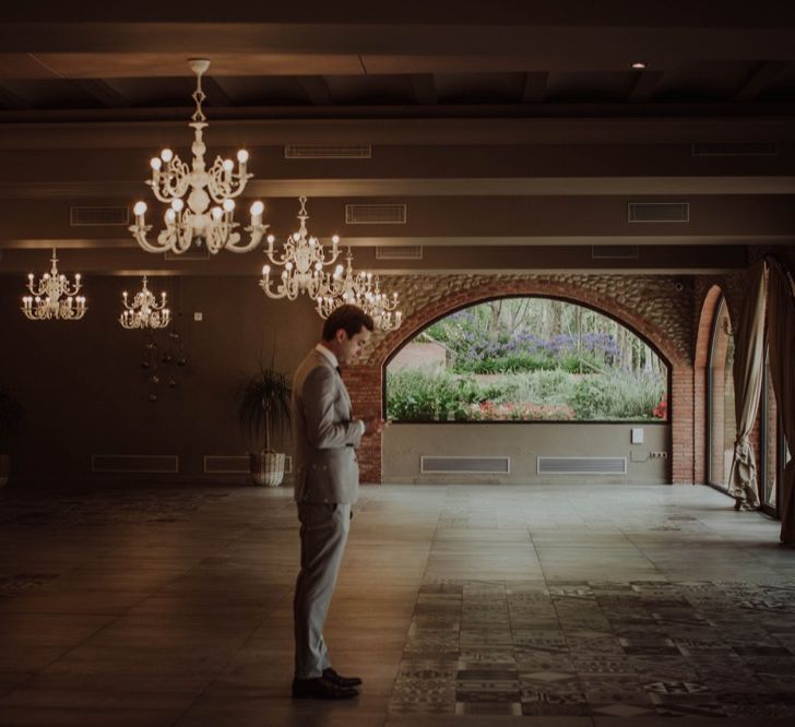 Groom Wedding Morning Preparations | Woodland Wedding at Sa Farinera de Sant LLuis Wedding Venue, Catalan Empordà, Spain | Planned &amp; Styled by Mille Papillons | HUMà06 Photography | HUMà06 Photography