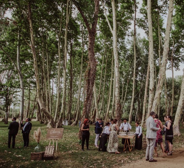 Outdoor Woodland Wedding at Sa Farinera de Sant LLuis Wedding Venue, Catalan Empordà, Spain | Planned &amp; Styled by Mille Papillons | HUMà06 Photography | HUMà06 Photography