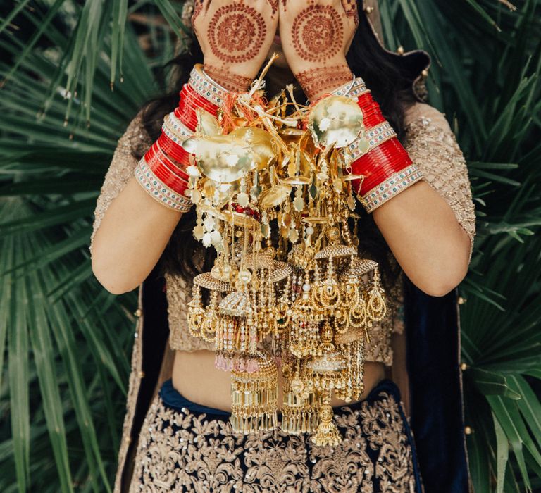 Indian Bride in Traditional Wedding Attire