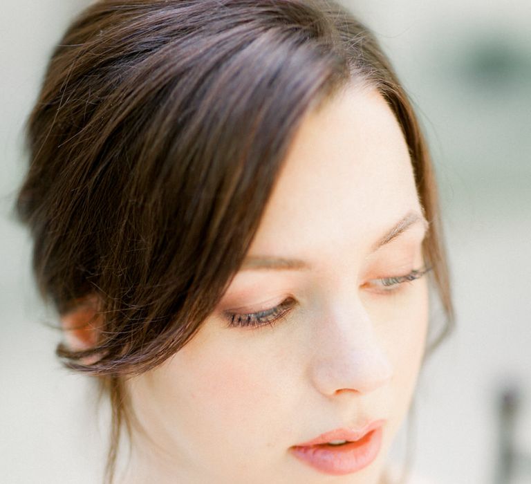 Natural Bridal Make Up // Chateau De Roussan St Remy Provence Wedding Venue With Joanne Flemming Dresses Fine Art Images From Jo Bradbury Photography