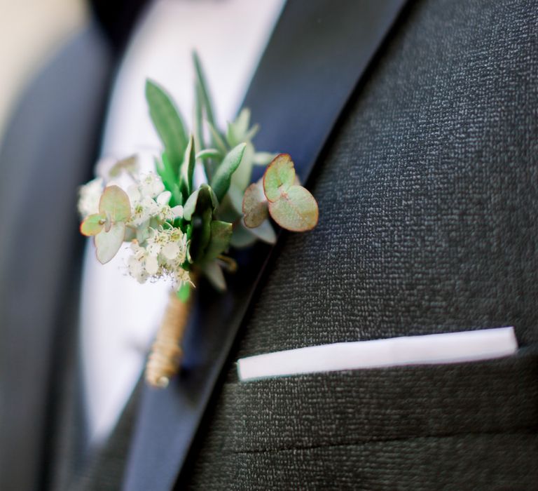 Groom In Black Tie // Chateau De Roussan St Remy Provence Wedding Venue With Joanne Flemming Dresses Fine Art Images From Jo Bradbury Photography