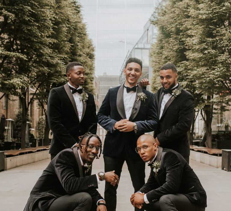 Groomsmen in Tuxedos