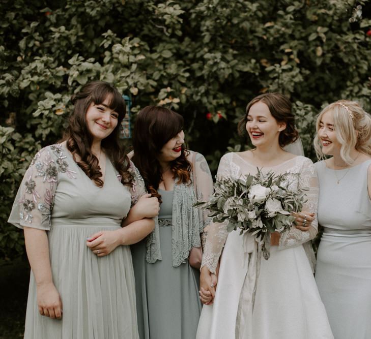 Bridal Party Before Ceremony