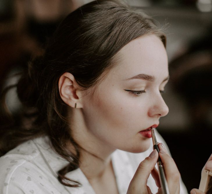 Bridal Beauty Doing Bridal Preparations