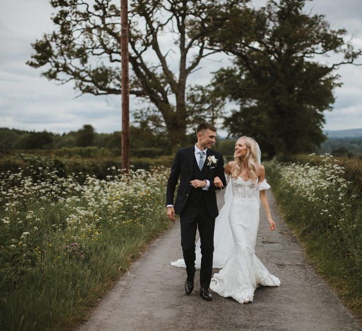 Bride and Groom For Welsh Wedding