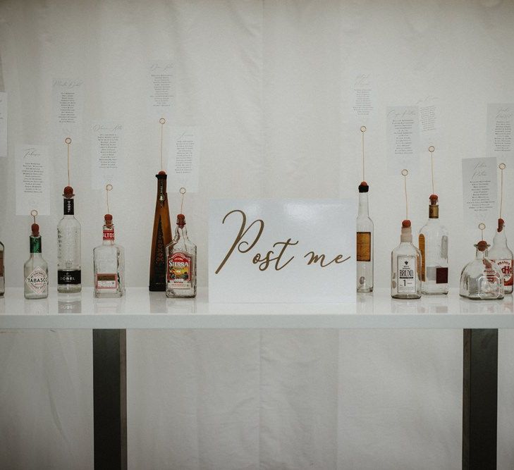 Hot Sauce and Tequila Bottle Table Plan