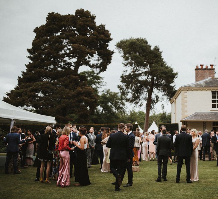 Groom's Family Home Wedding With Marquee