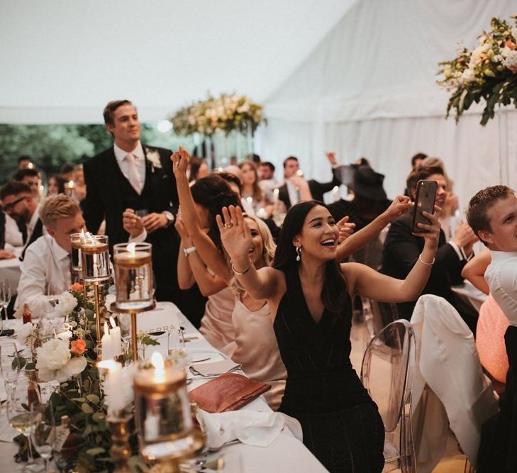 Guests Dance To Mariachi Band