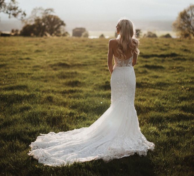 Emma Beaumont Bespoke Wedding Dress Lace Back