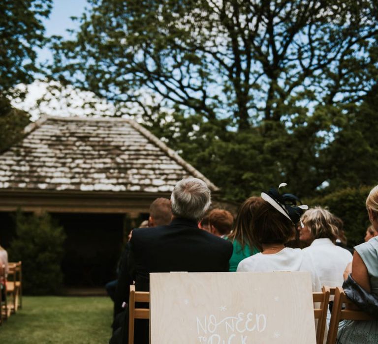 Choose any side wedding sign