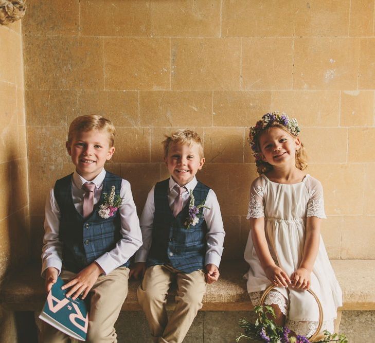 Kids at wedding