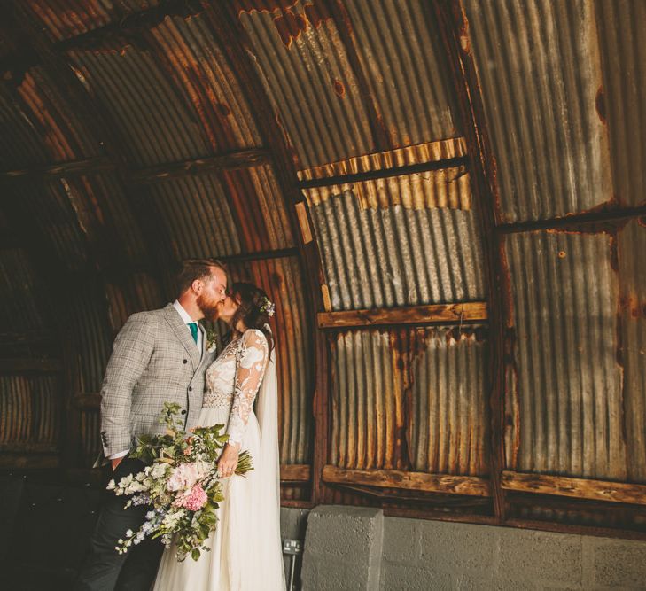 Wild flower wedding bouquet