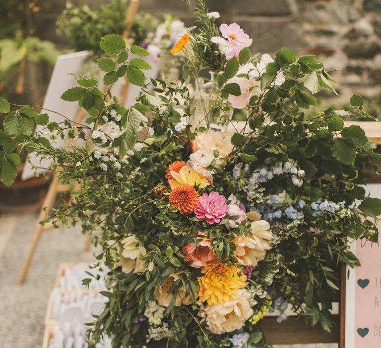 Summer wedding flowers