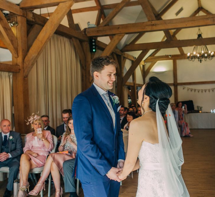 Wedding Ceremony at Sandhole Oak Barn, Cheshire