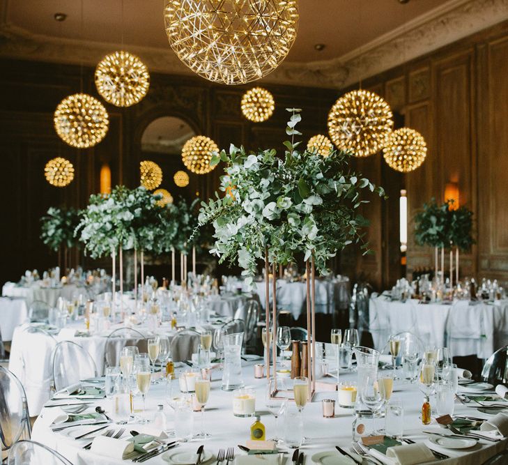 Cowley Manor Wedding Reception Decor