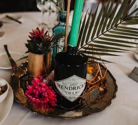 Rainbow Tassel Bunting Wedding At Industrial Venue The West Mill Derby With Bridesmaids In Maya Sequin And Tulle Dresses // Images By Carla Blain Photography