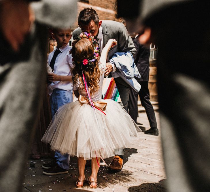 Flower Girl In Tutu // Images By Carla Blain Photography