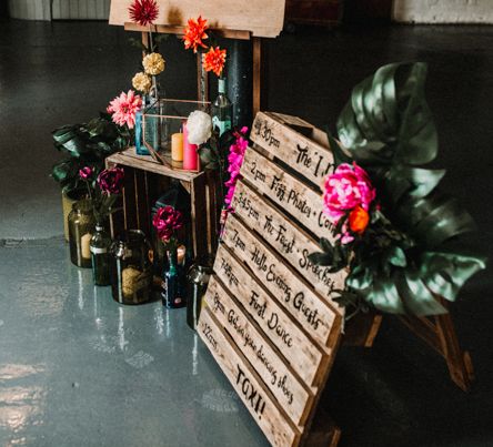 Welcome Sign For Wedding // ImageBy Carla Blain Photography